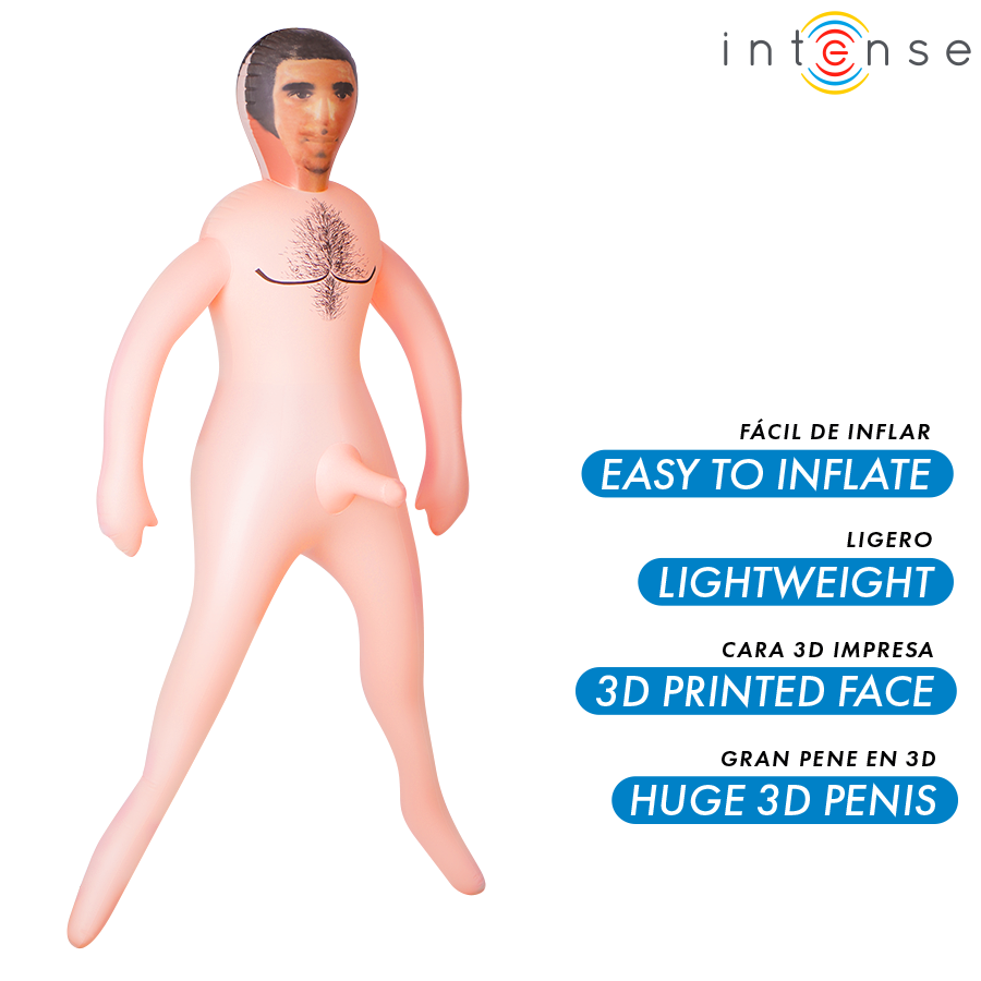 INTENSE DOLLS POUPEE GONFLABLE ANTHONY AVEC PENIS 3D