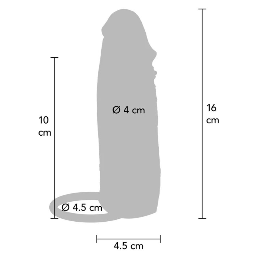 GET REAL MANCHON PENIS VIBRANT EN SILICONE HYDRATANT CARAMEL 16 CM