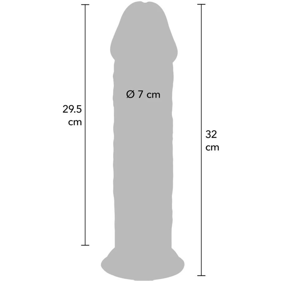 Gode XL double densité 32 cm — emballage