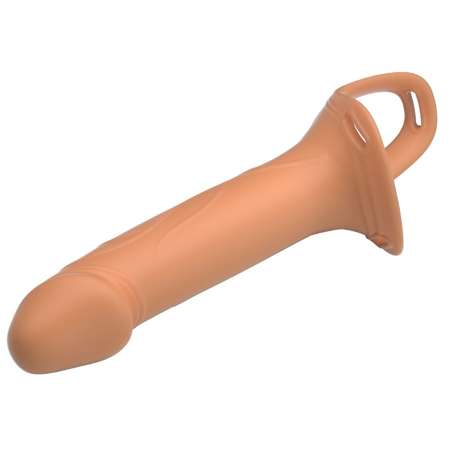 Harnais avec gode silicone creux — vue détaillée