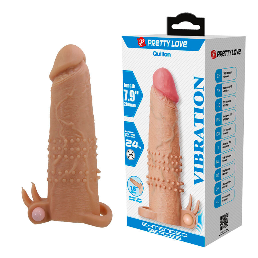 PRETTY LOVE QUILLON MANCHON PENIS AVEC STIMULATEUR CLITORIAL ET VIBRATION