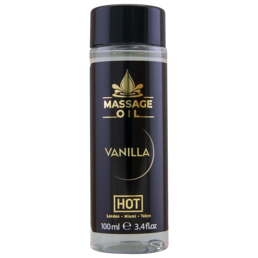Huile de massage vanille 100 ml · Hot · Huiles aromatisées