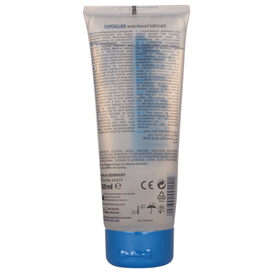 Lubrifiant Super Glissant et Longue durée 200 ml — emballage