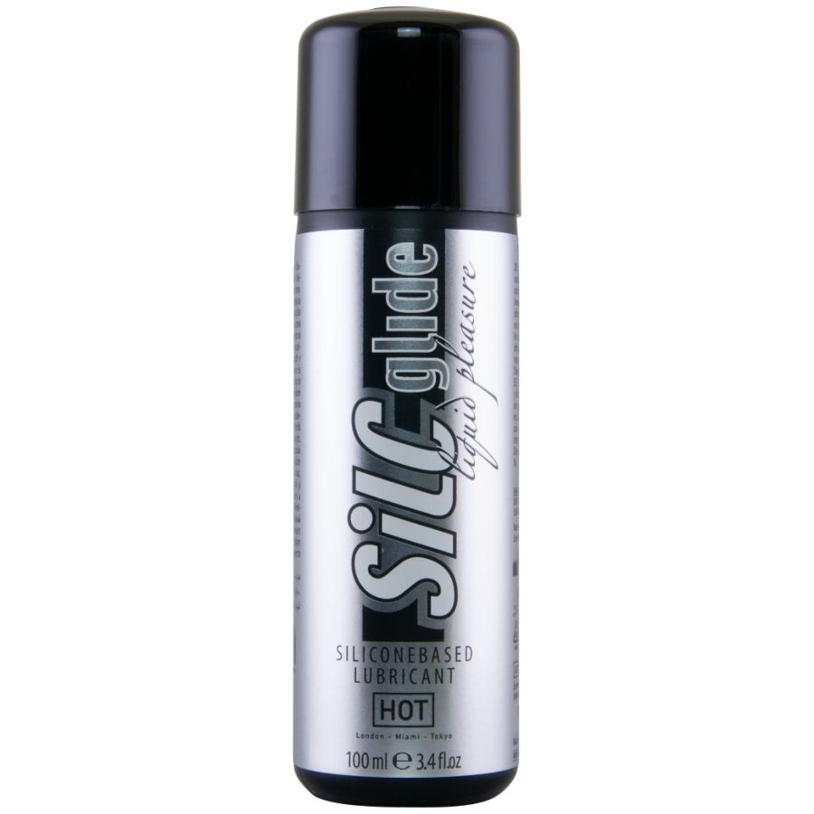 Lubrifiant doux silicone 100 ml — Silc Glide · Hot · Lubrifiants base silicone