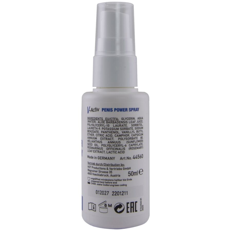 HOT V ACTIV SPRAY STIMULANT POUR LE PENIS 50 ML