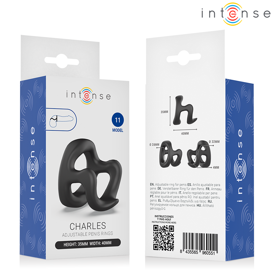 INTENSE CHARLES ANNEAU PENIS REGLABLE MODELE 11