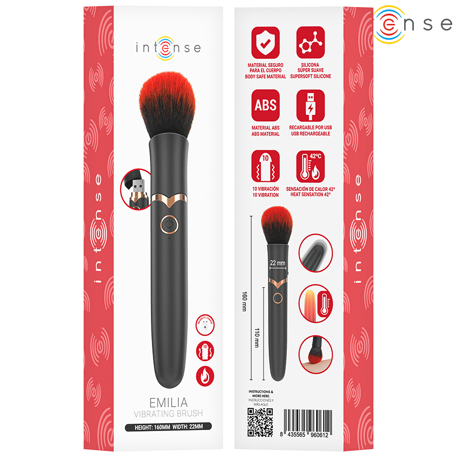 INTENSE EMILIA BROSSE VIBRANTE CHAUFFANTE 16 CM