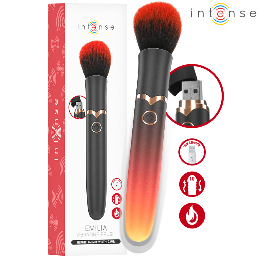 INTENSE EMILIA BROSSE VIBRANTE CHAUFFANTE 16 CM