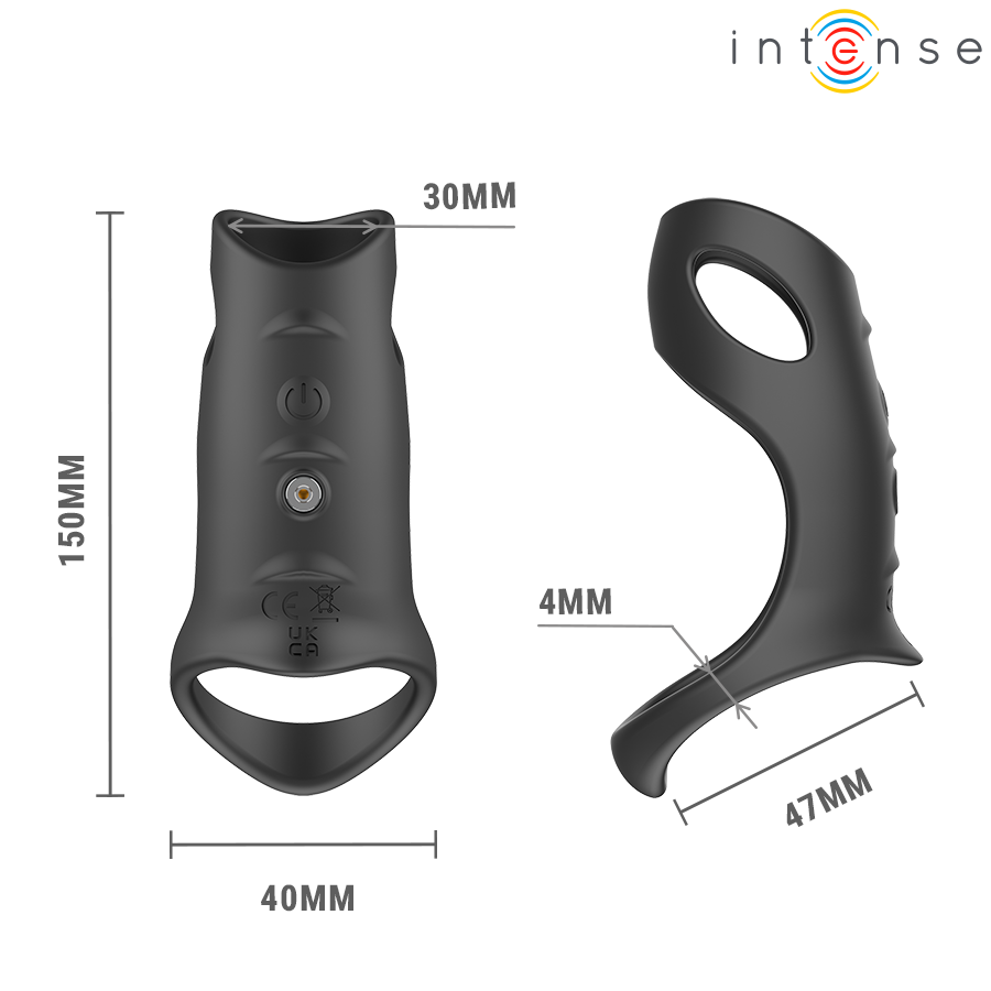 INTENSE JEROME ANNEAU PENIS VIBRANT REGLABLE MODELE 12