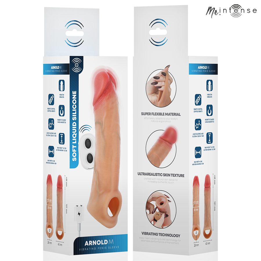 MR INTENSE ARNOLD M MANCHON PENIS VIBRANT ULTRA REALISTE 145 CM O 4 CM