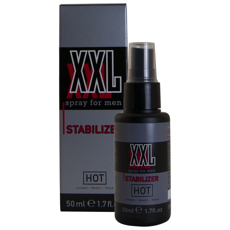 Spray stimulant érection ginkgo & ginseng 50 ml — XXL Stabilizer · Hot · Érection