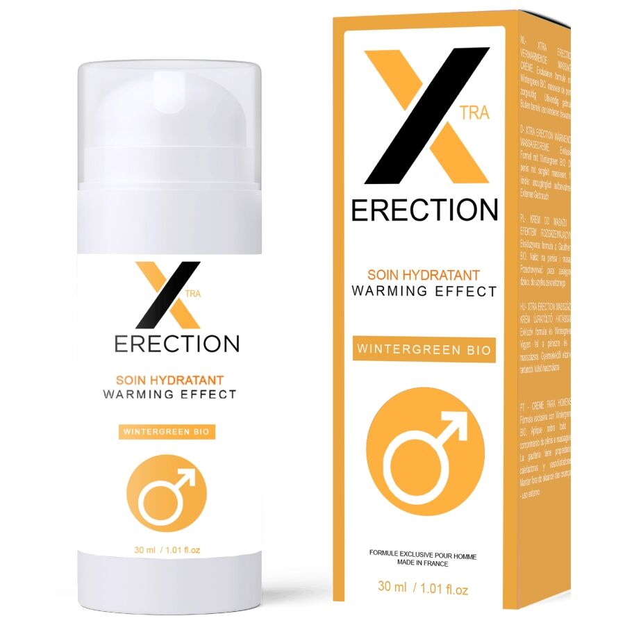 RUF X ERECTION CREME ERECTILE A EFFET CHAUFFANT 40 ML
