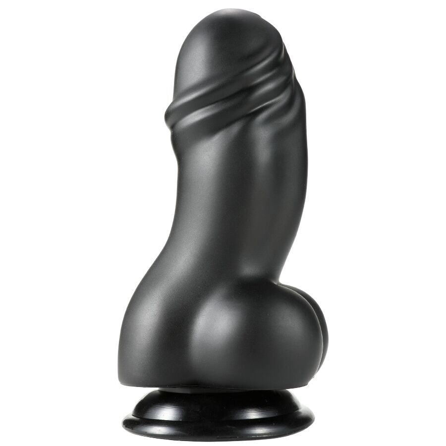 Gode épais courbé stimulation prostate ventouse 19 cm — gros plan