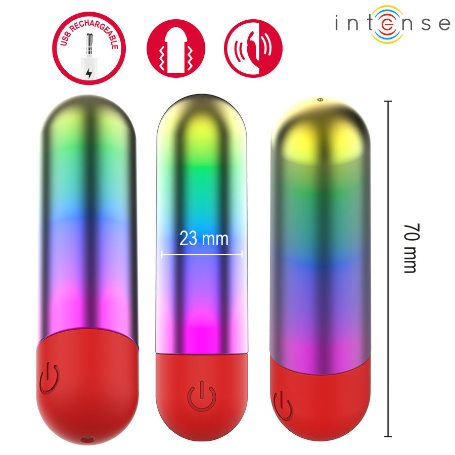 INTENSE DEBBIE RAINBOW CLITORIS VIBRANT BALLE