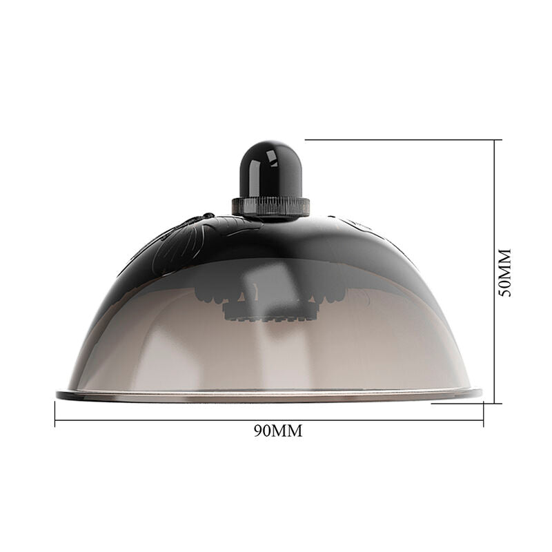 PRETTY LOVE STIMULATEUR DE TETONS ROTATIF A SUCCION NOIR