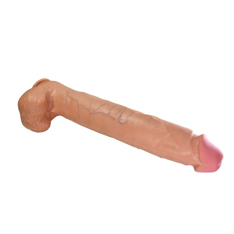 Rael couché, avec son gland rosé et ses veines visibles