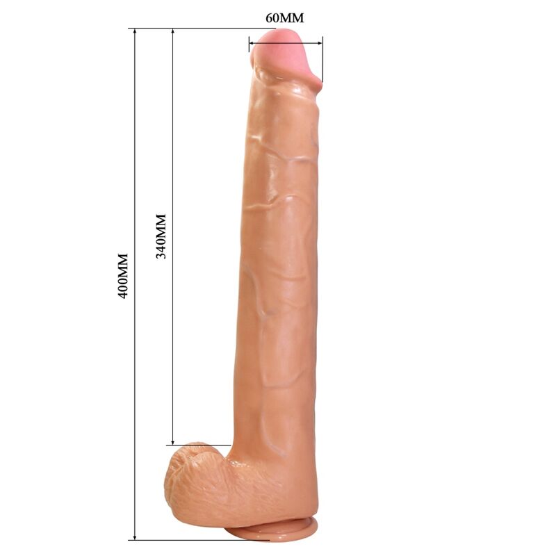 Schéma du Rael : 40 cm au total, 34 cm insérables et diamètre de 6 cm