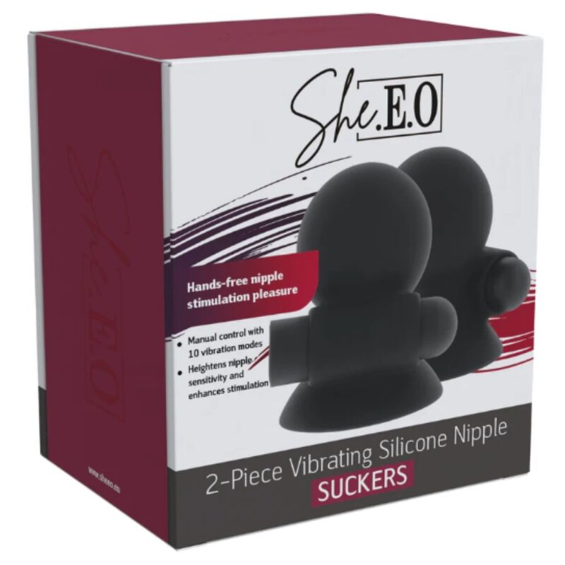 SHEEO GEL DE SUCCION VIBRANT RECHARGEABLE POUR LES TETONS