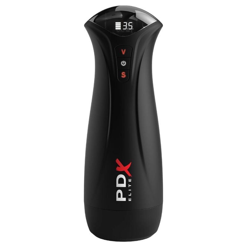 PDX ELITE MASTURBATEUR MASCULIN TRANSPARENT FAP GASM AVEC SUCCION INTERMITTENTE