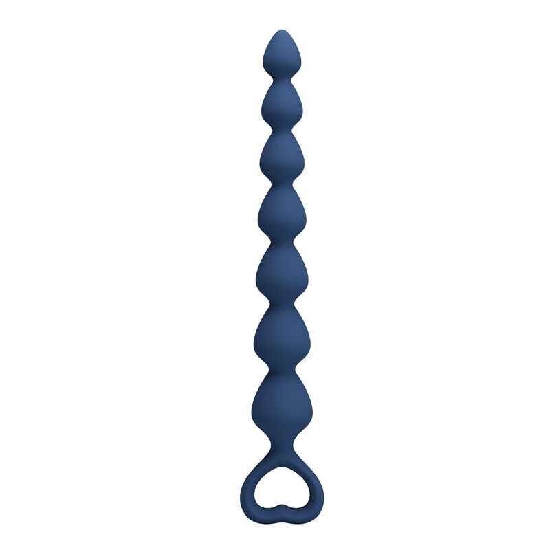 Chapelet anal bleu à 7 perles boîte et présentation du produit