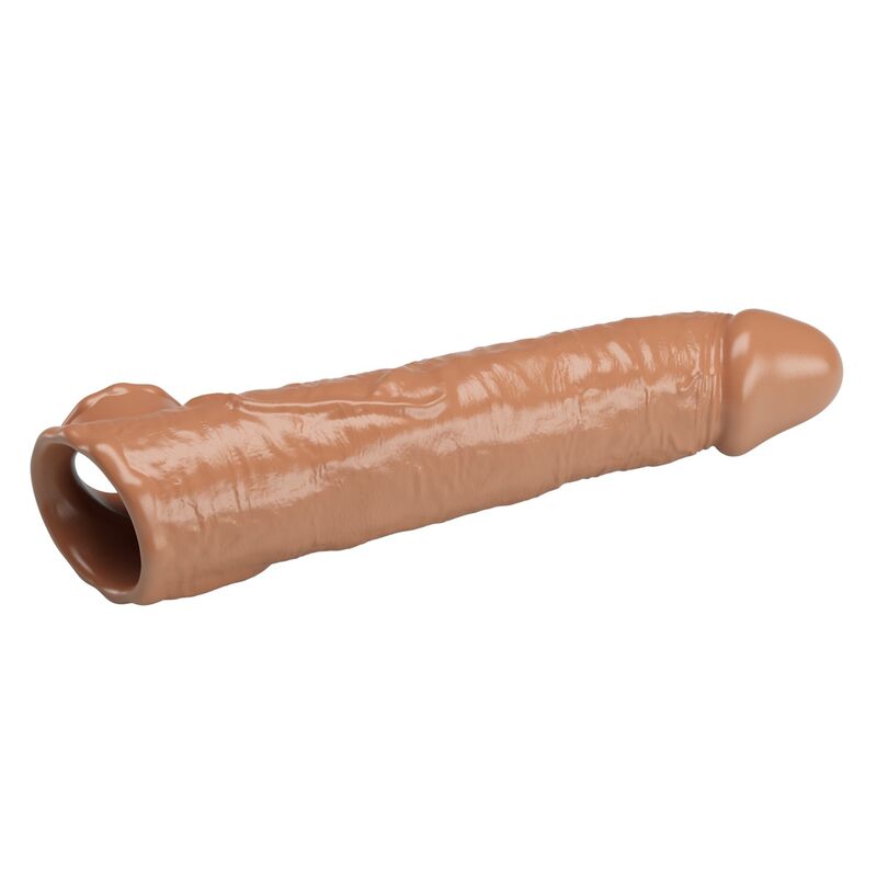 Pretty Love Penis-Verlängerungshülle 26 cm in Hautfarben — mit drei Einsätzen