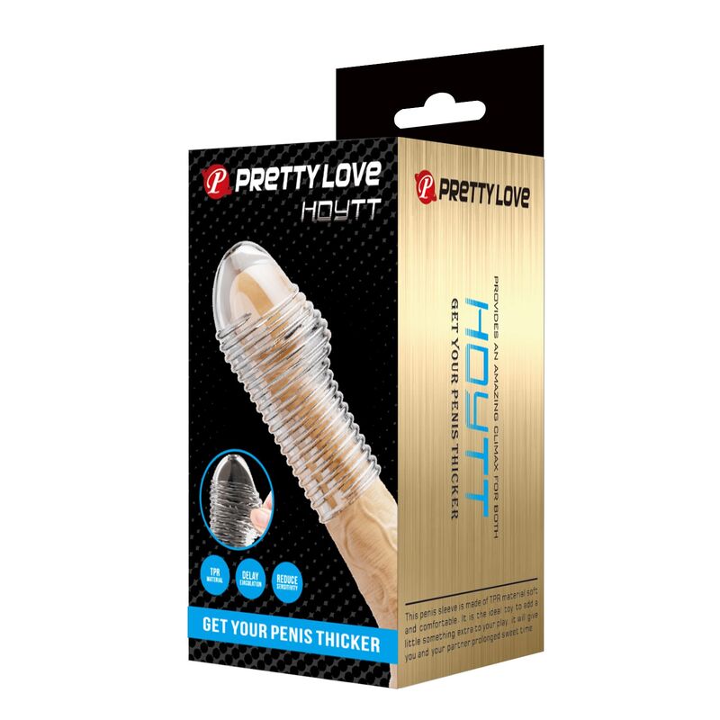 PRETTY LOVE MANCHON PENIS HOTTT POUR UN PENIS PLUS EPAISSE TRANSPARENT