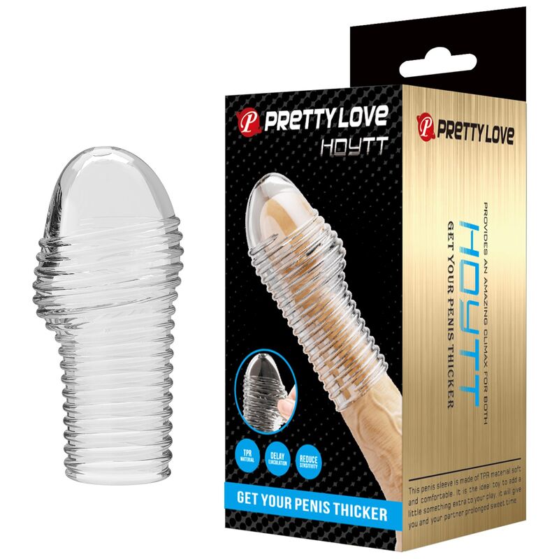PRETTY LOVE MANCHON PENIS HOTTT POUR UN PENIS PLUS EPAISSE TRANSPARENT