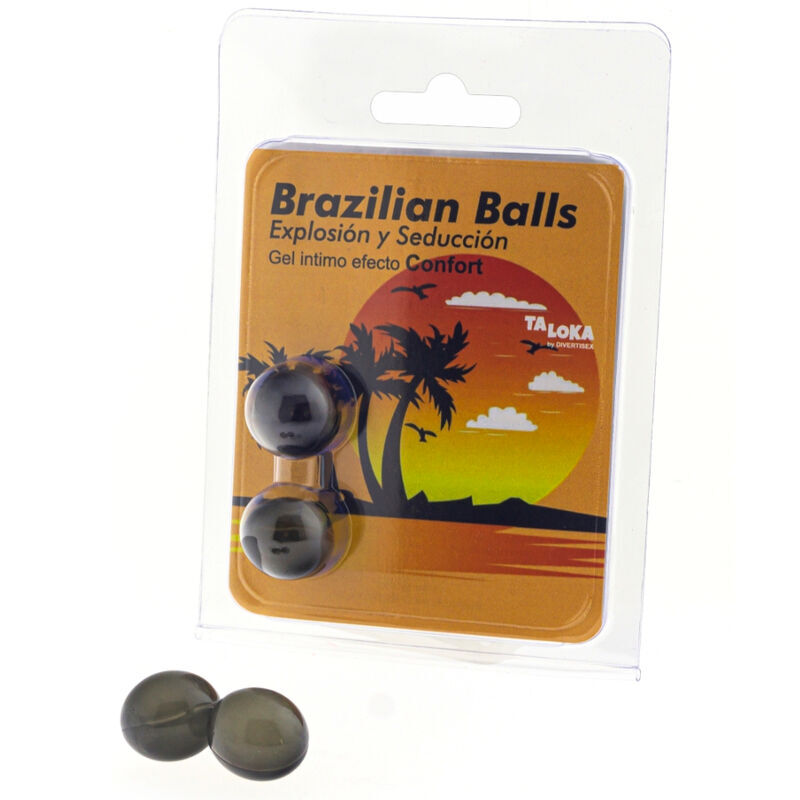 TALOKA 2 BALLES BRESILIENNES GEL EXCITANT EFFET CONFORT