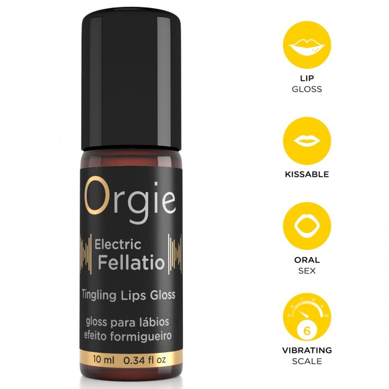 Gloss Electric Fellatio ORGIE 10 ml et présentation des effets