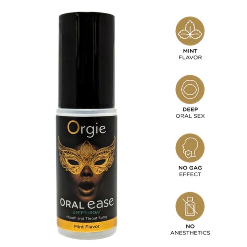 Spray buccal Oral Ease ORGIE 15 ml et présentation des caractéristiques