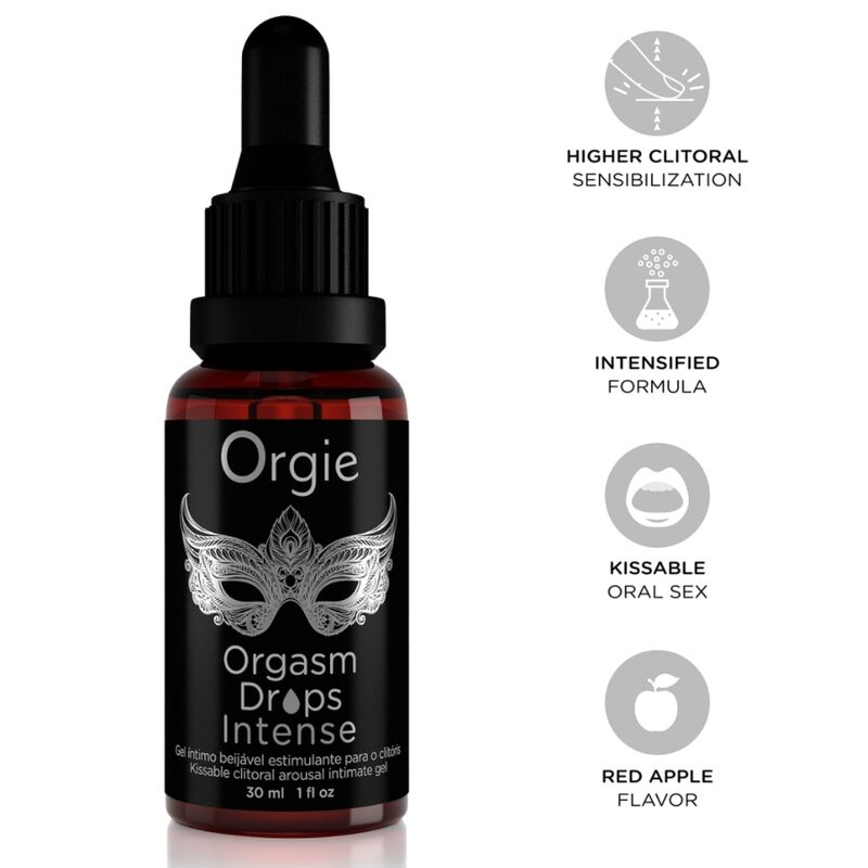Orgasm Drops Intense ORGIE 30 ml et présentation des effets