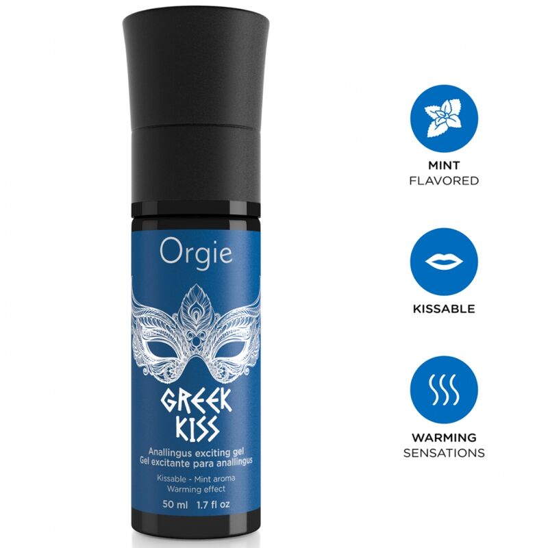 Gel Greek Kiss ORGIE 50 ml et présentation des effets