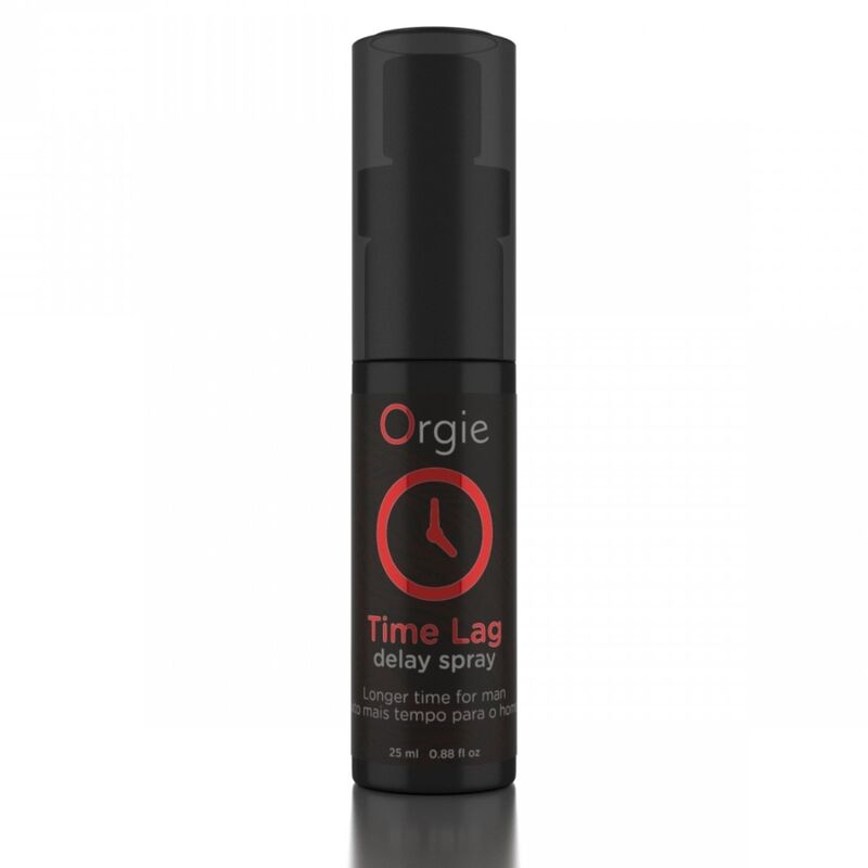 Flacon noir du spray Time Lag ORGIE