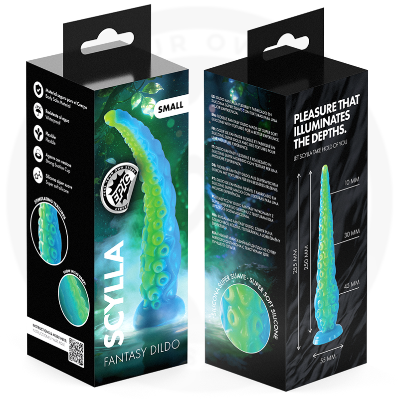 EPIC GODE TENTACLE MINCE FLUORESCENT SCYLLA PETITE TAILLE
