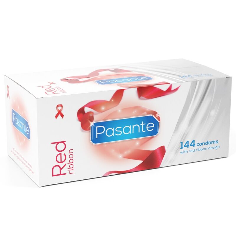 PASANTE PRESERVATIFS RED RIBBON NATURELLE FORME 54 MM 144 UNITES