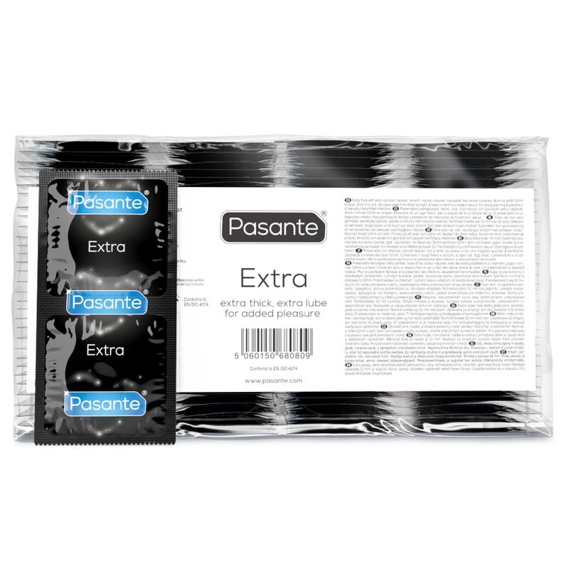 PASANTE EXTRA PRESERVATIFS EXTRA EPAIS 144 UNITES