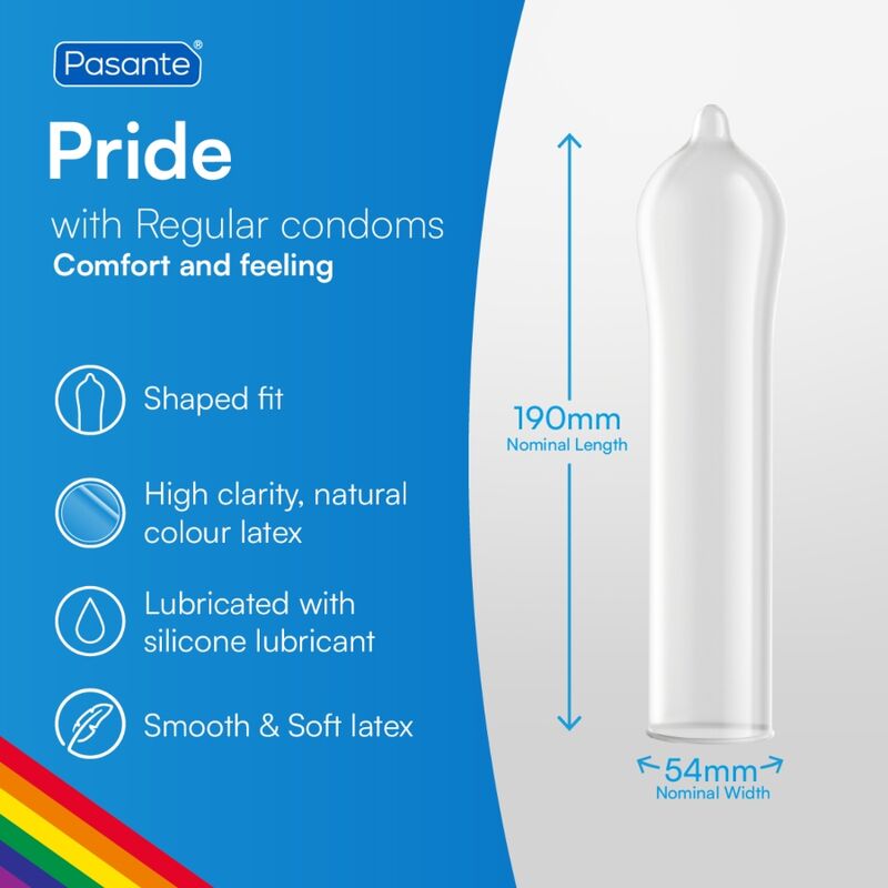 PASANTE PRESERVATIFS FORMAT GAY PRIDE 144 PACK