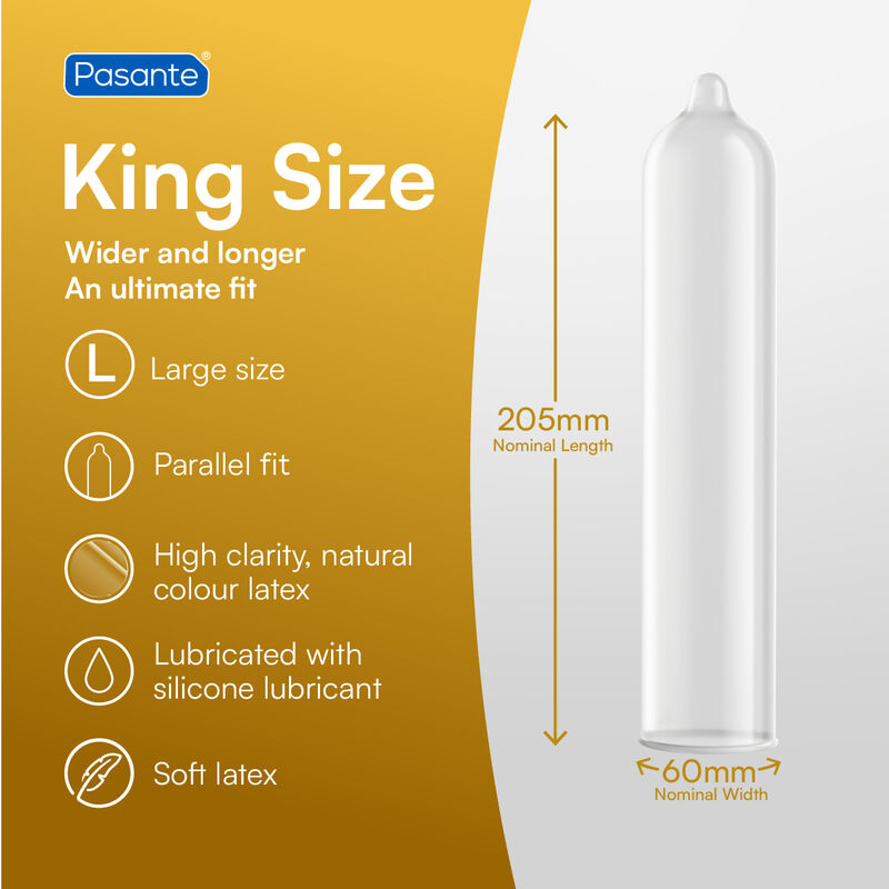 PASANTE PRESERVATIVI KING SIZE SCATOLA 144 PEZZI