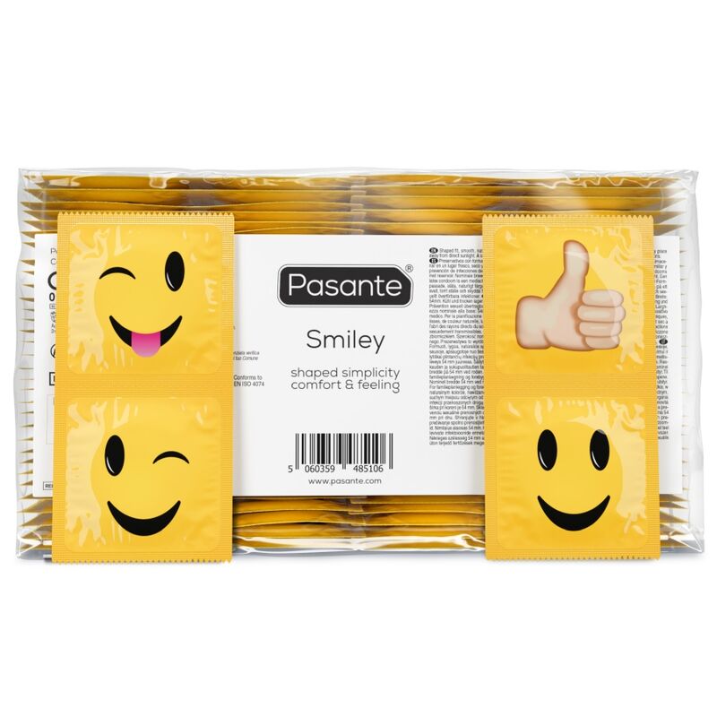 PASANTE PRESERVATIFS SMILEY SAC 144 UNITES