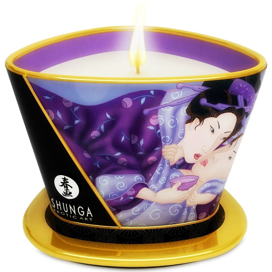 SHUNGA MINI CARESSE AUX CHANDELLES BOUGIE DE MASSAGE FRUITS EXOTIQUES 170 ML