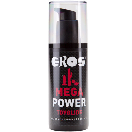 Lubrifiant silicone compatible jouets 125 ml — Power Toyglide · Eros Power Line · Lubrifiants base silicone