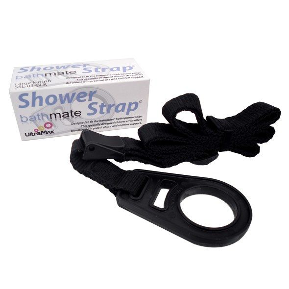Sangle de support douche pour pompes Bathmate — vue de profil