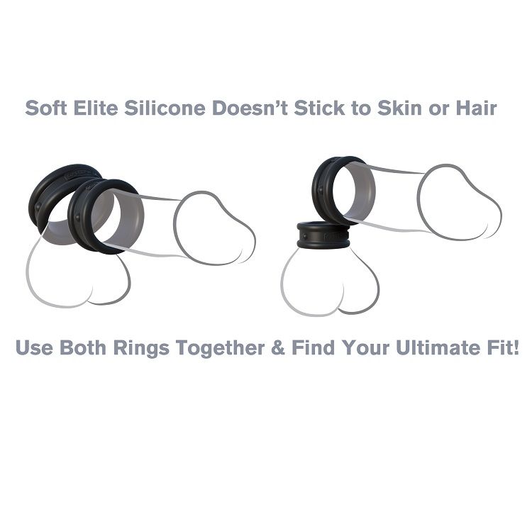 FANTASY C RINGZ BAGUES EN SILICONE MAX LARGE
