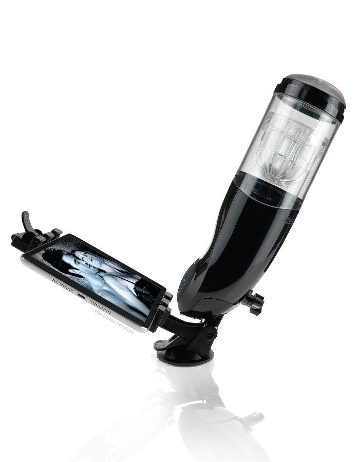 Masturbateur automatique rotation + 15 modes vibration anus — gros plan