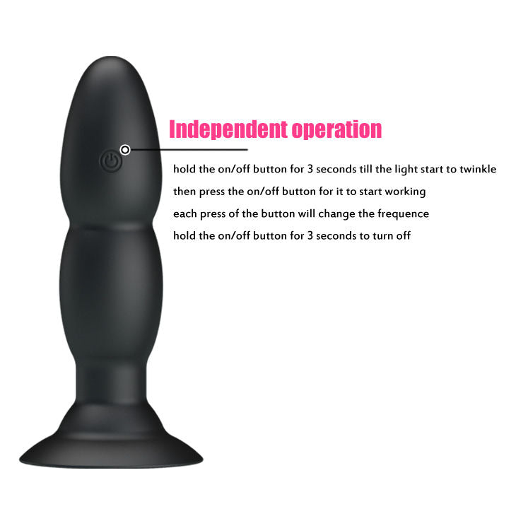 PRETTY LOVE VIBRATEUR PLUG ET ROTATION PAR TELECOMMANDE