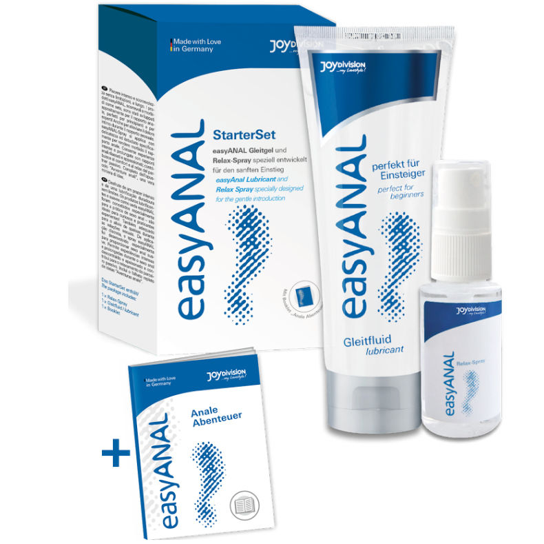 Kit initiation anale lube 80 ml + spray relaxant 30 ml — easyANAL · Joydivision Easyanal · Lubs & Sprays Relaxants Anal