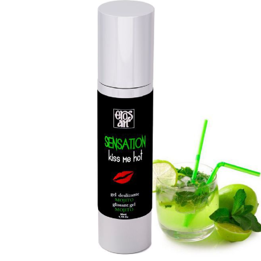 Lubrifiant aromatisé mojito — Sensattion 50 ml · Eros-Art · Lubrifiants aromatisés