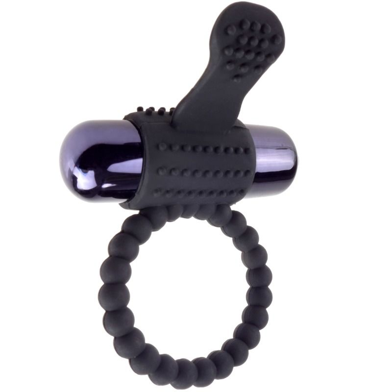 FANTASY C RINGZ ANNEAU VIBRANT EN SILICONE NOIR FANTASY C RING
