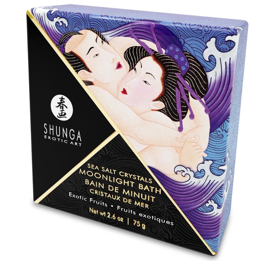 SHUNGA SELS DE BAIN A GOUT VIOLET EXOTIQUE 75 GR