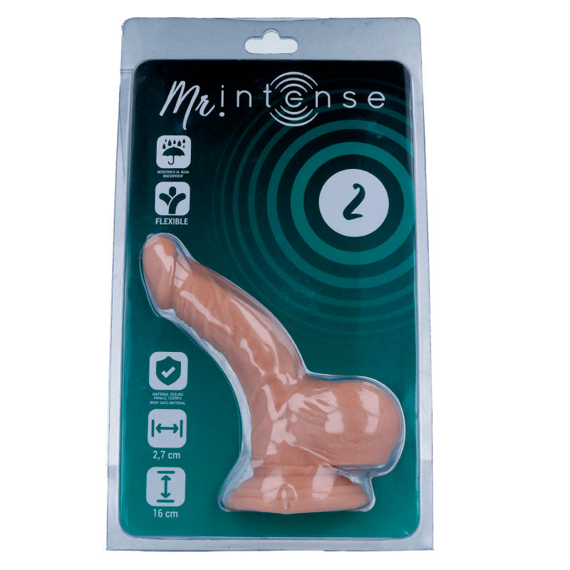 Realistic dildo with fine tip — Mr Intense N°2 16 cm